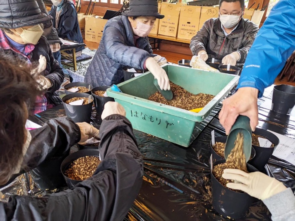 山野草の種まき会